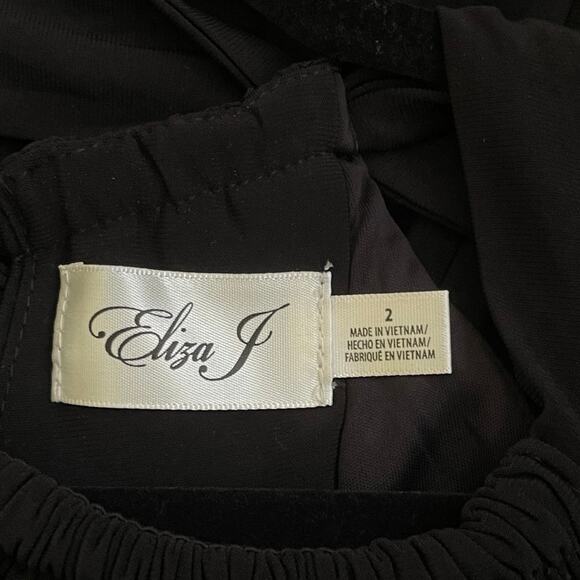 NWT Eliza J Womens Sleeveless Mock Neck Halter Jumpsuit Size 2 - Picture 11 of 12